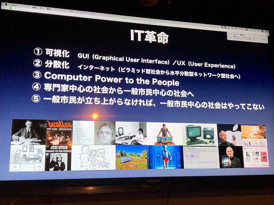 IT革命スクリーン